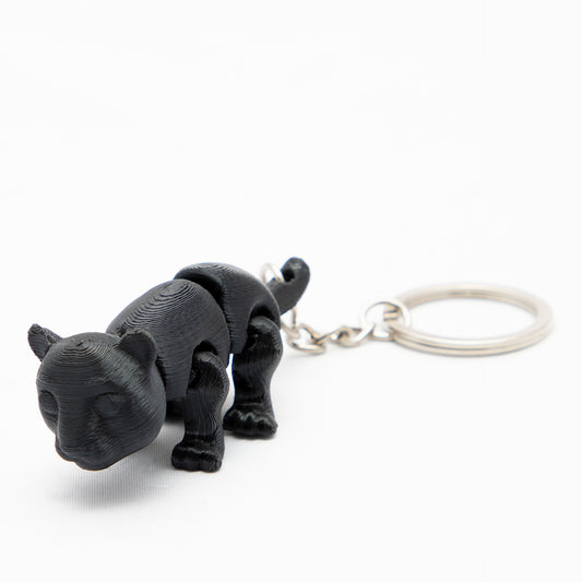 Cute Little Panther Key Ring